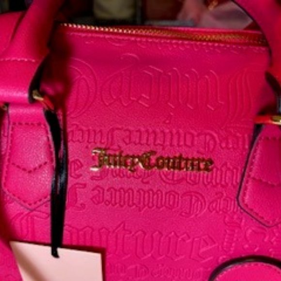 JUICY COUTURE NWT HOT PINK HAND/SHOULDER/CROSSBODY BAG - Picture 2 of 8